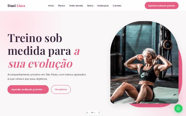 Modelo Feminina Boutique, versão computador