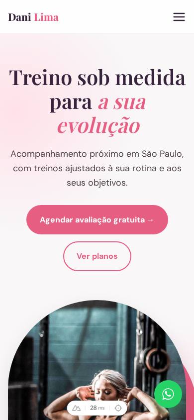 Modelo Feminina Boutique, versão celular