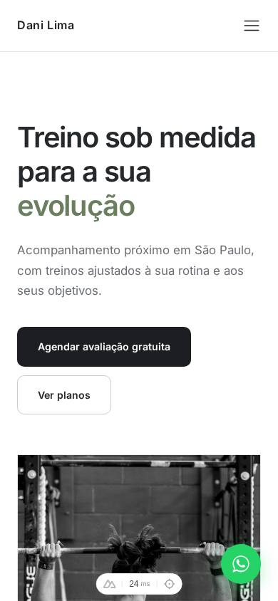 Modelo Monocromático Clean, versão celular